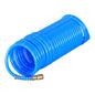 Recoil hose with M1/4" adapter (steel) and spring