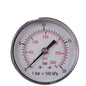 Pressure gauge 0-20 bar 1/4" rear 63mm