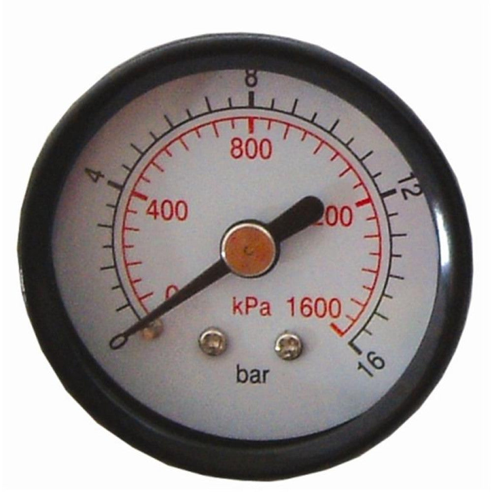 1/4" 50mm BSP rear pressure gauge