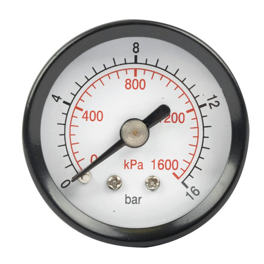 1/4" 40mm BSP rear pressure gauge