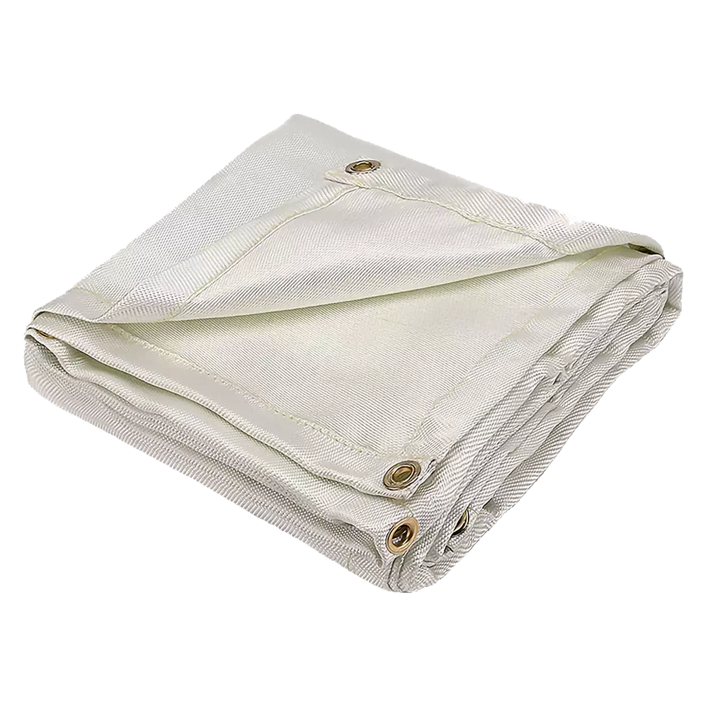 Sasol Spec white fiberglass fire blanket