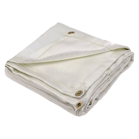 Sasol Spec white fiberglass fire blanket