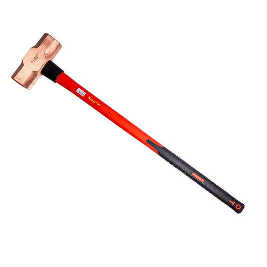 Copper sledgehammer with fiberglass handle