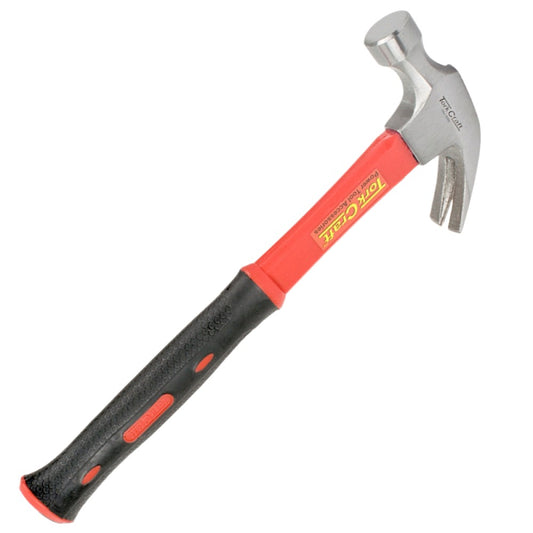 Claw hammer with fiberglass handle