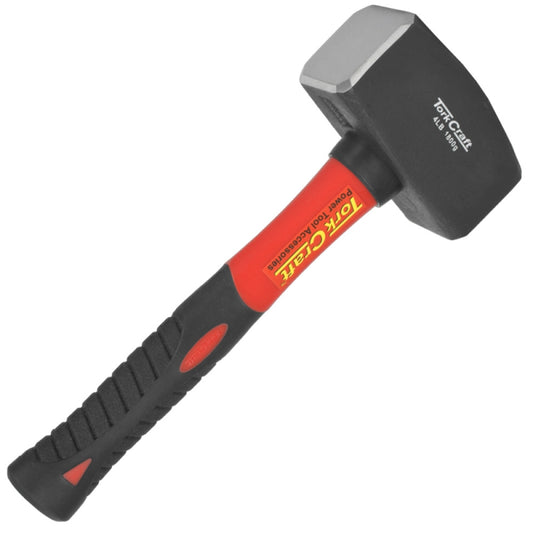 Clubbing hammer with fiberglass handle