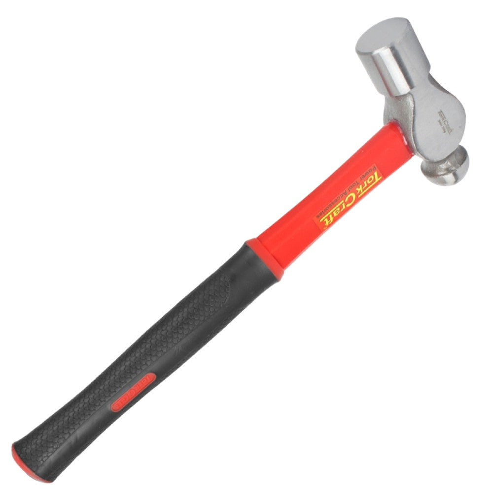 Ball hammer with fiberglass handle