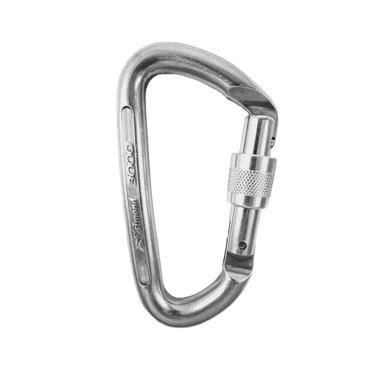 Carabiner with swivel lock