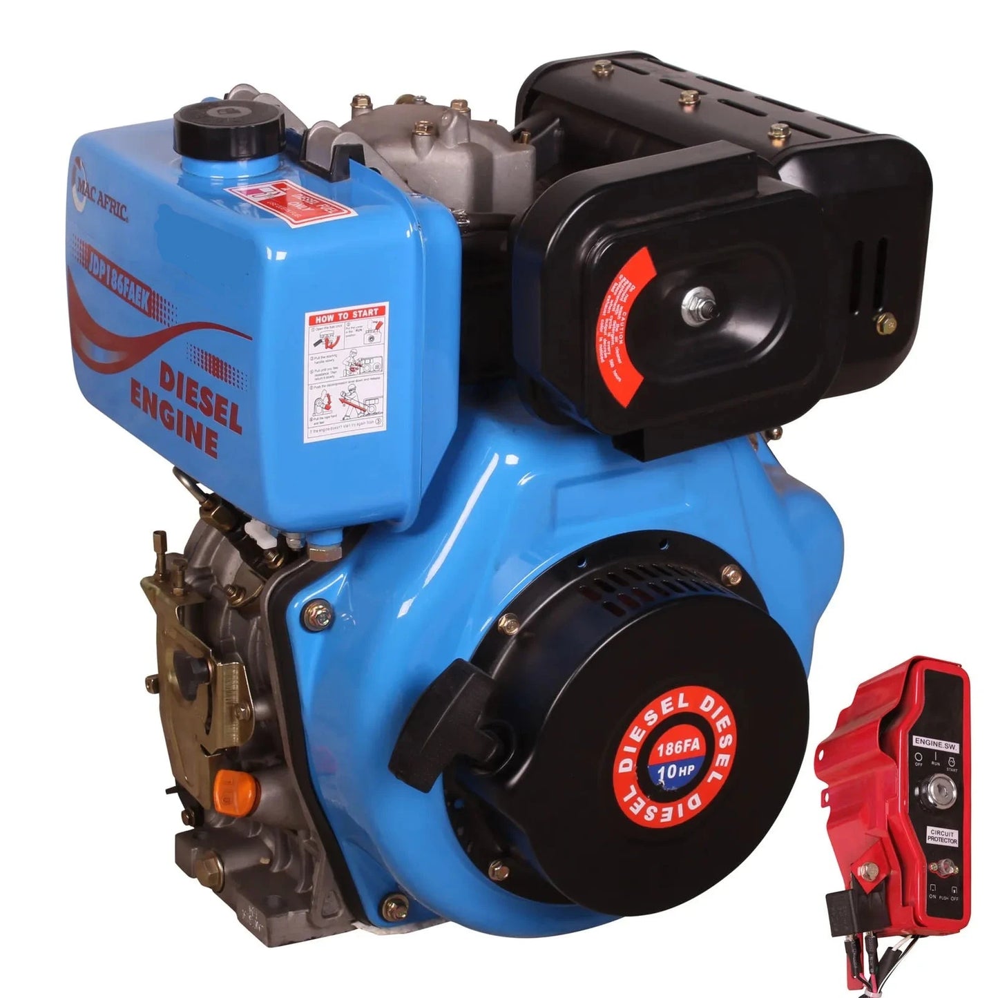 10HP diesel engine with electric start