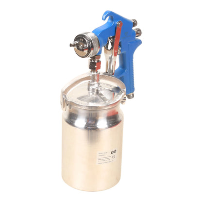 High pressure spray gun with suction feed