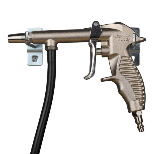 Pneumatic sandblasting gun