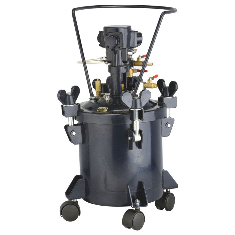 10L paint spray pot with automatic stirrer and inner bucket