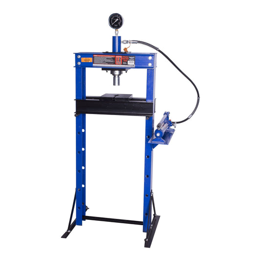 12 ton hydraulic press with pressure gauge