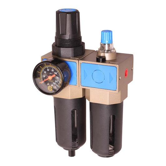 Air regulator, water collector and lubricator 6.35 mm