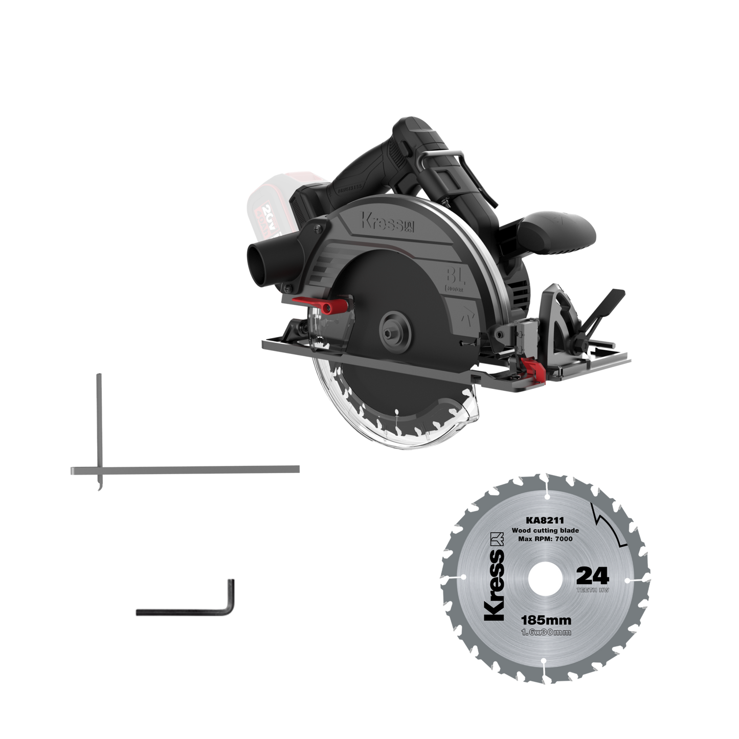 185mm 20V BL circular saw