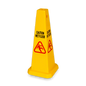 Square cone style wet floor sign