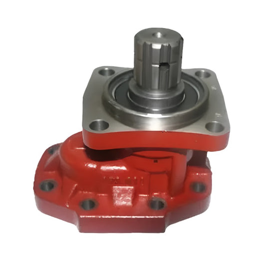 Gear pump front cover with 4 holes