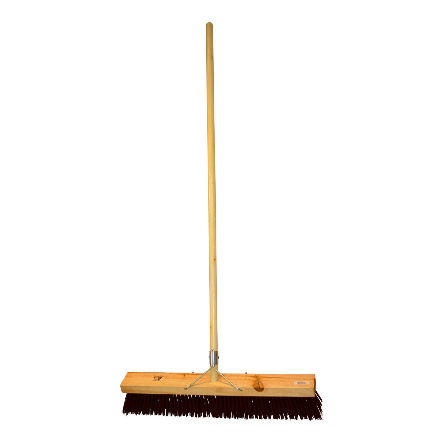 Brown synthetic fiber broom 610 x 65mm